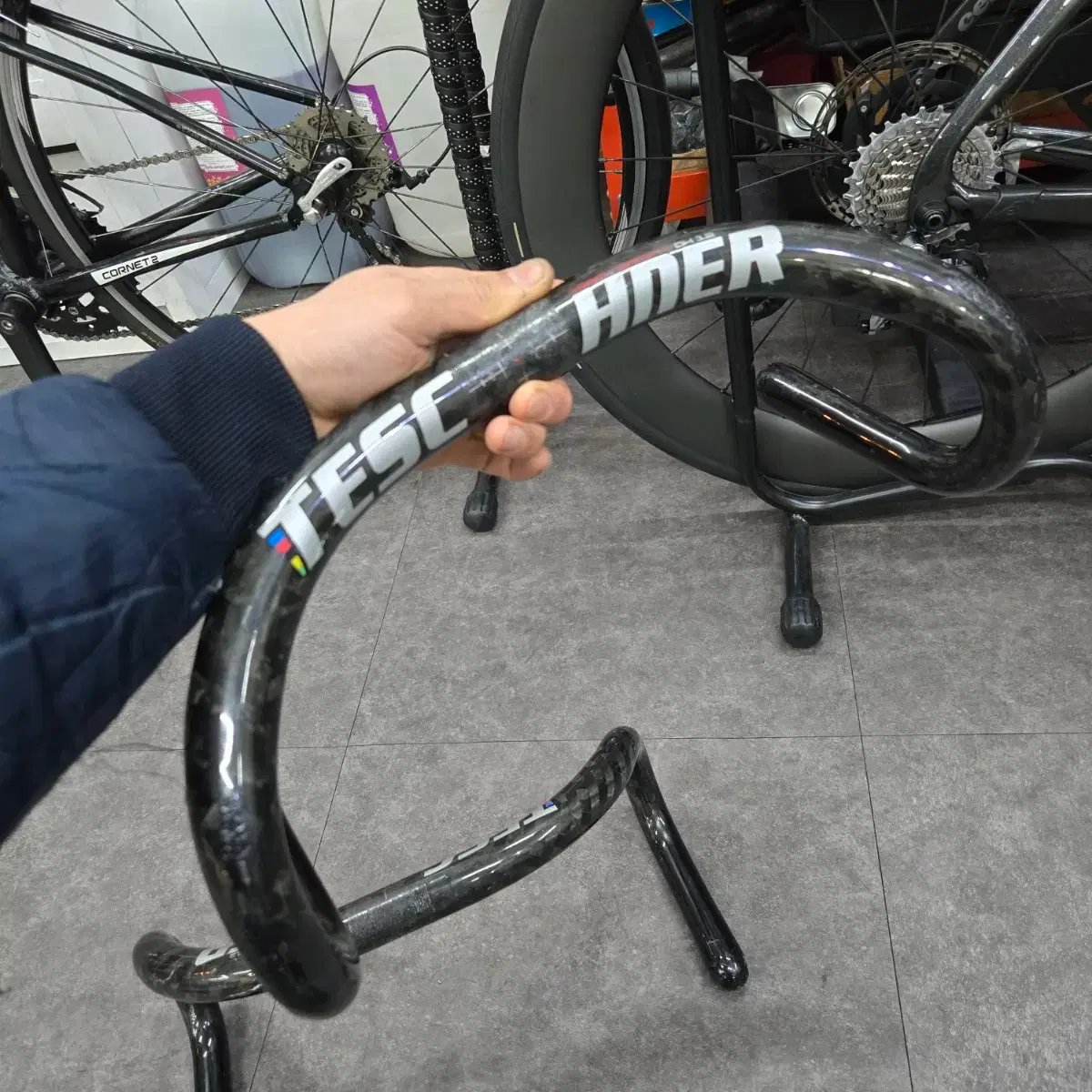 Teschner トラック用カーボンドロップハンドルバー